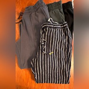 4 FOR 1 PRICE; 3-ANewDay Reg. Fit Tapered Ankle Knit Pants; 1 ELLEN TRACY Linen